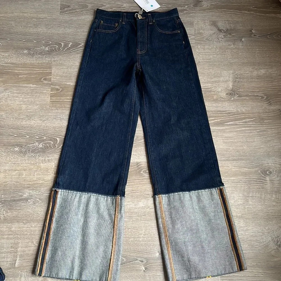 NEW ERIKA CAVALLINI Jeans In Blue - Picture 2 of 15